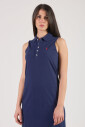 robe-bleue-en-coton-stretch-pour-femme