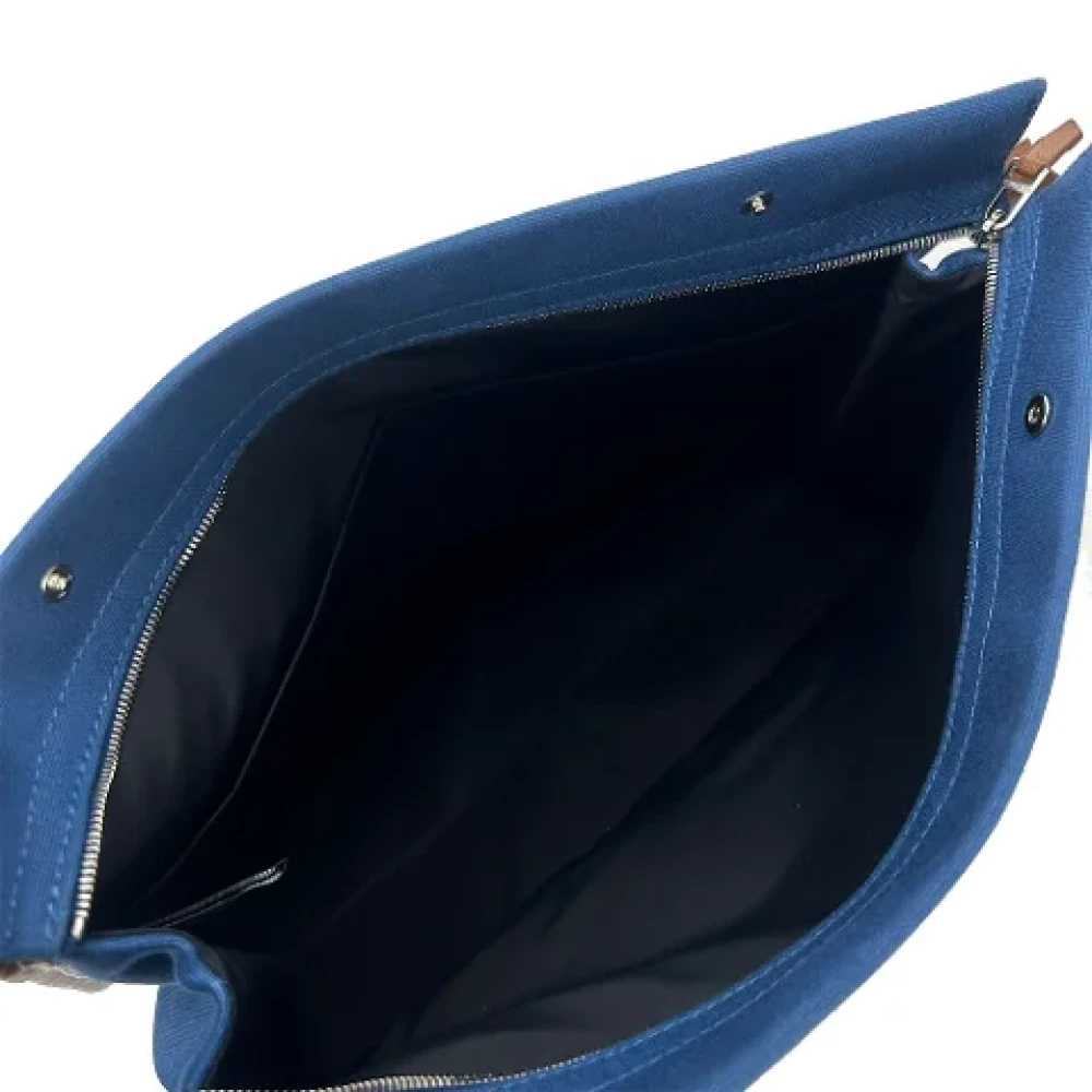 Hermès Vintage Pre-owned Canvas clutches Brown Dames