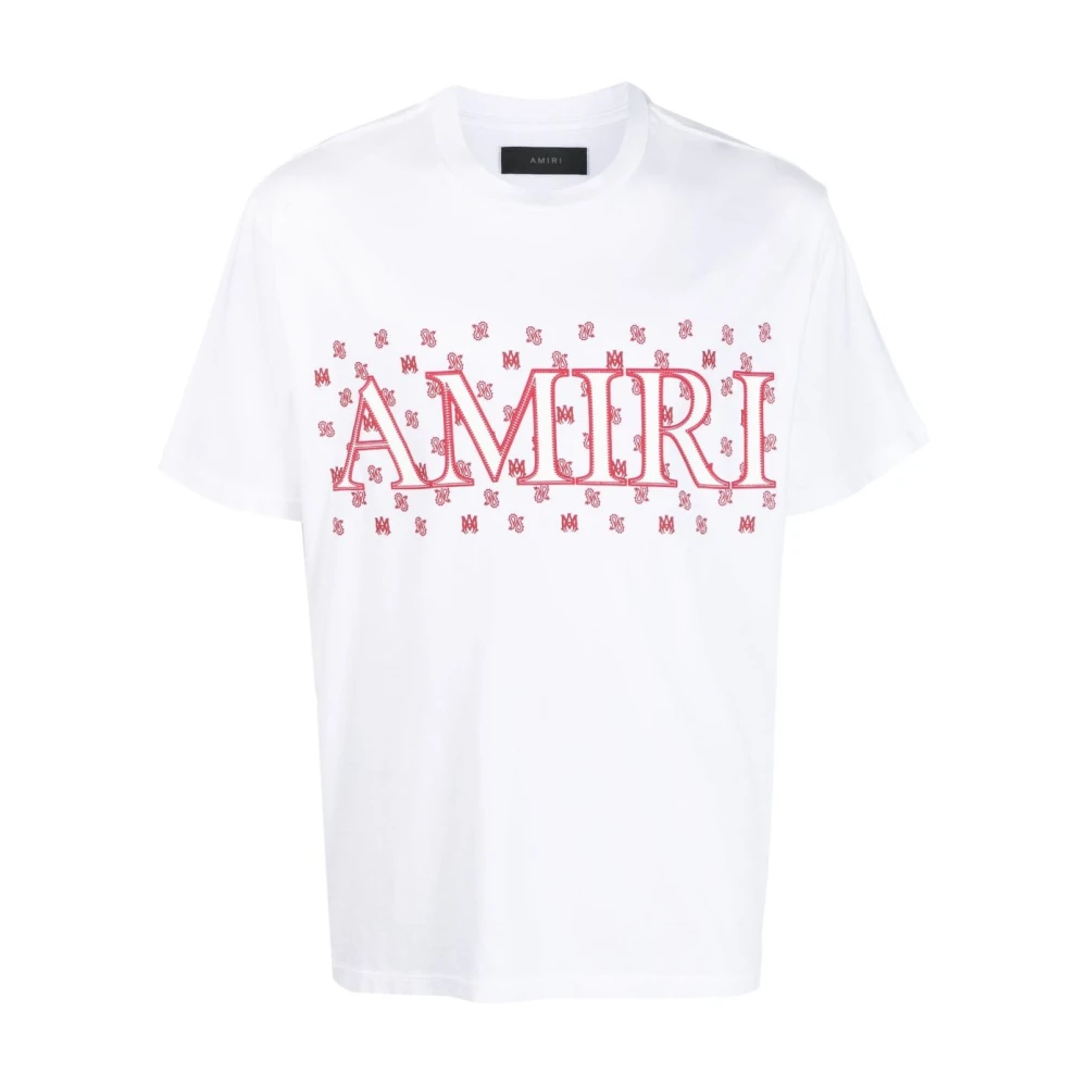 Amiri M.a. Paisley-Print T-Shirt White Heren