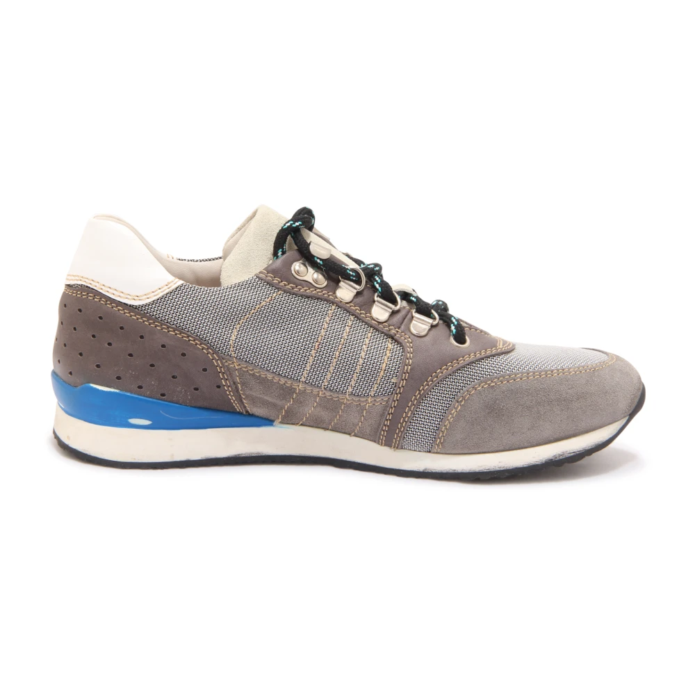 Paolo Pecora Vintage Effect Tony Schoenen Heren Schoenen Grijs