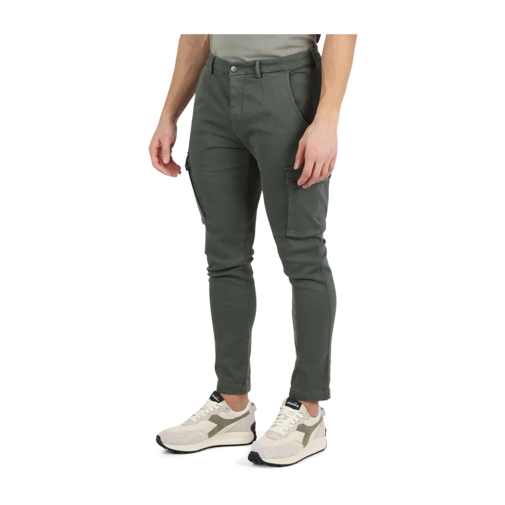 Replay Slim Fit Hyperflex Cargo Jeans Green Heren