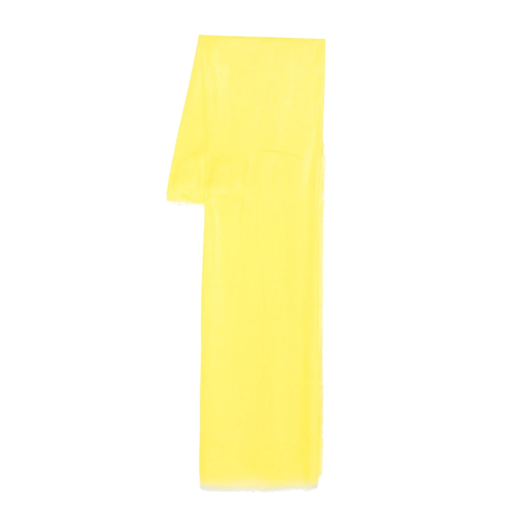 D'aniello Citroengele Franje Rechthoekig Tapijt Yellow Dames