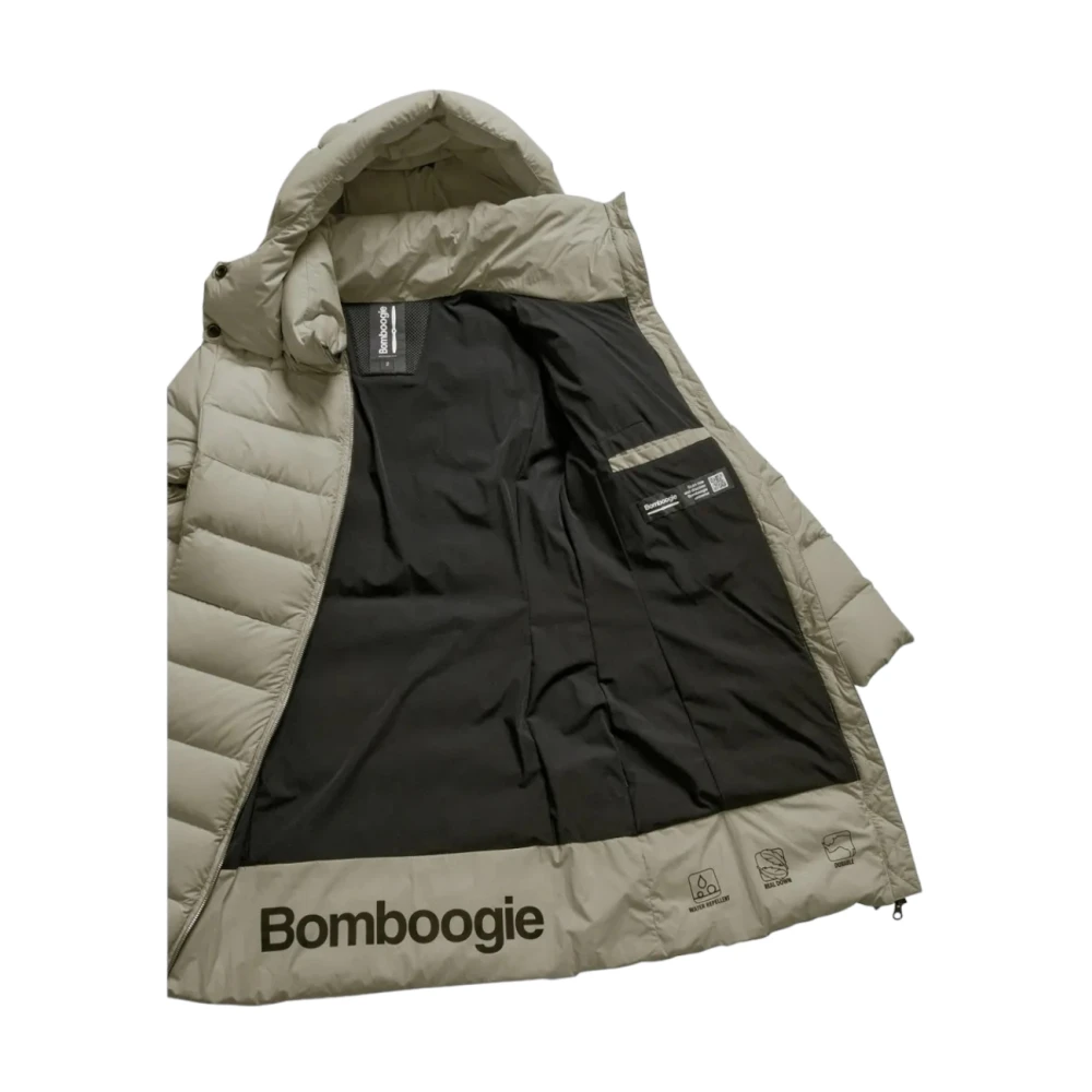 BomBoogie Lang Ivoor Stretch Nylon Jack Gray Dames