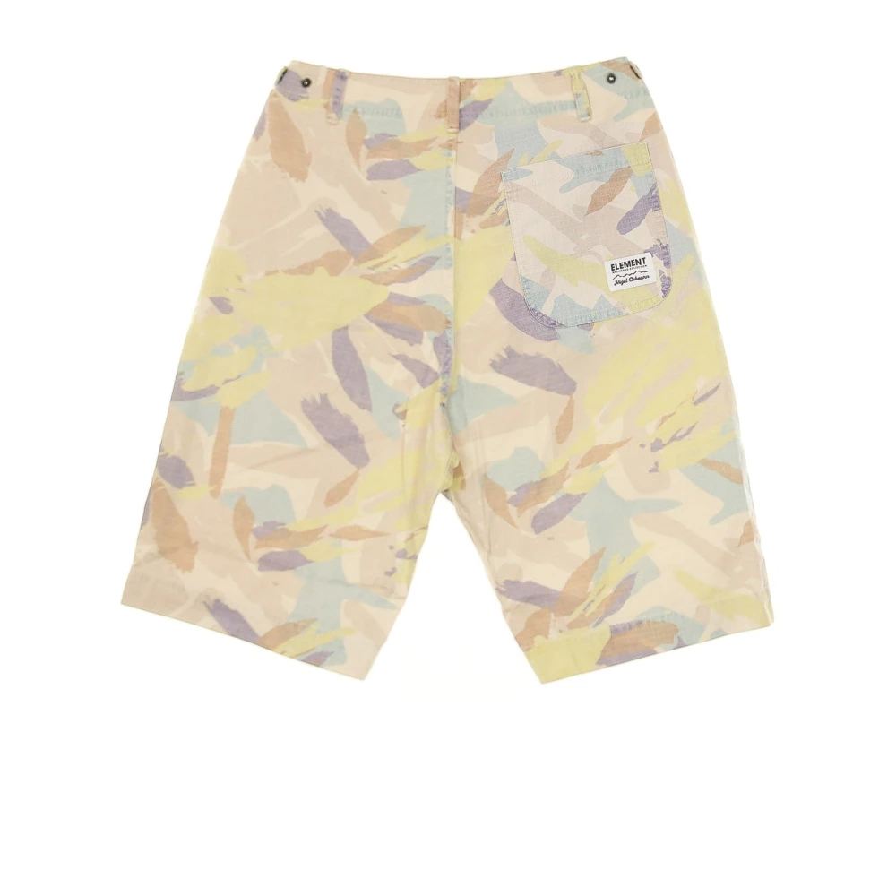 Element Abstract Camo Overall Shorts Regular Fit Multicolor Heren