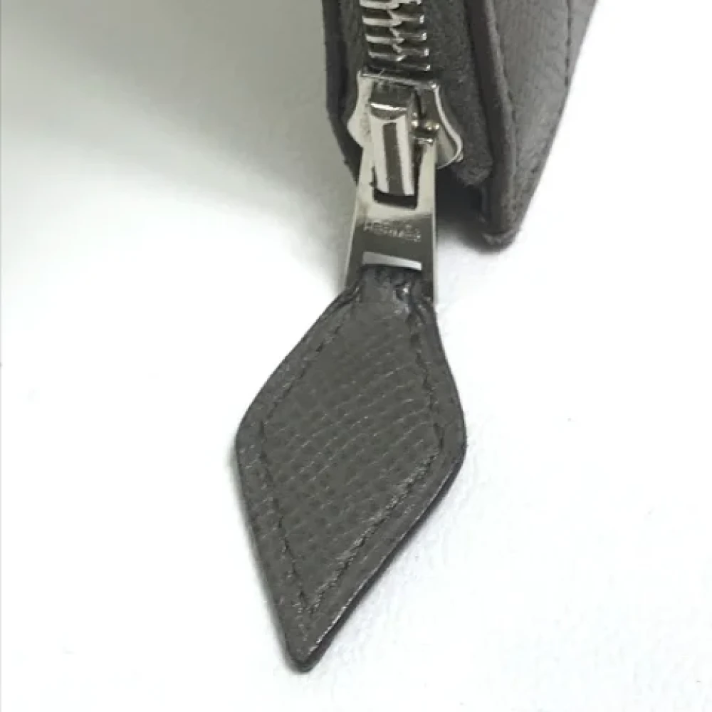 Hermès Vintage Pre-owned Fabric clutches Gray Dames