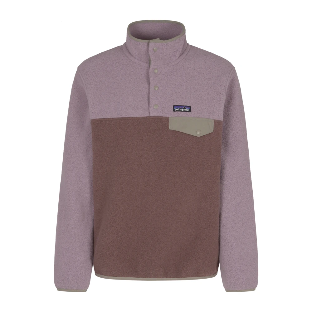 Patagonia Lättviktiga Synchilla Pullover Sweaters för kvinnor Multicolor, Herr