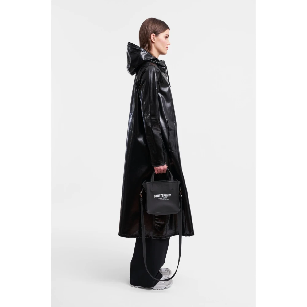 Stutterheim Opal A-Line Regenjas voor Vrouwen Black Dames