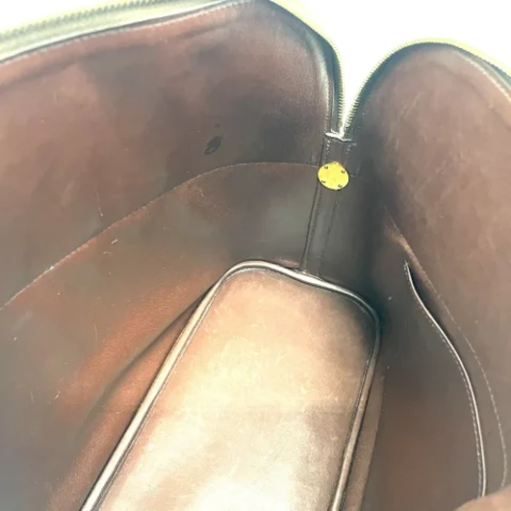 Hermès Vintage Pre-owned Leather handbags Brown Dames