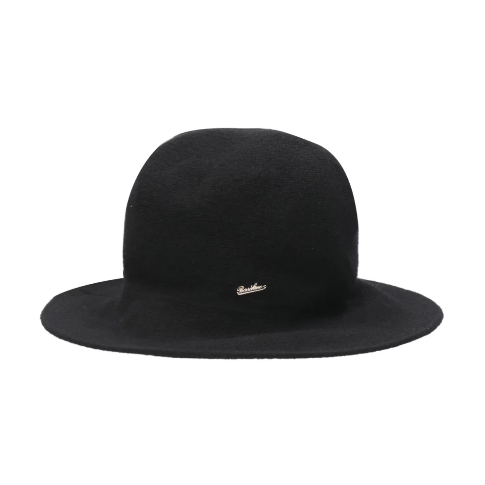 Borsalino Eko-Kashmir Cloche Hatt Black, Herr