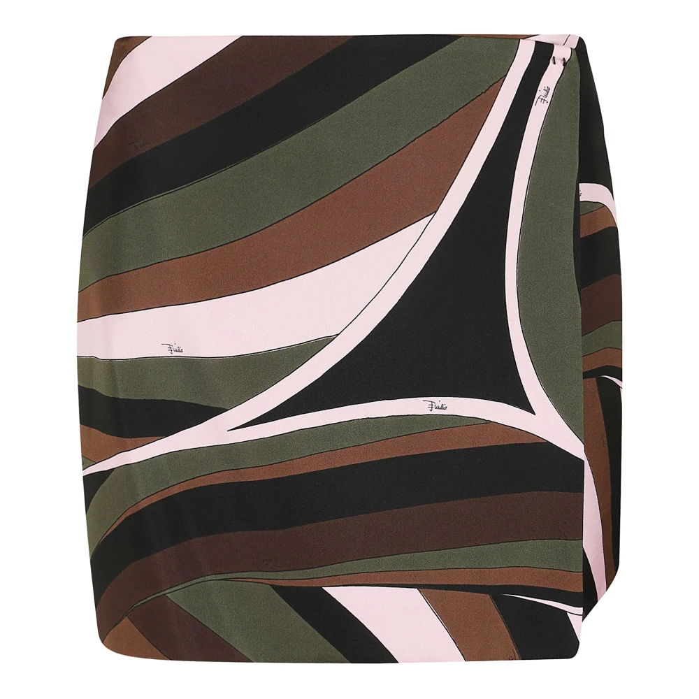 Pucci Donna Gonna A Portafoglio Iride In Twill Di Seta Multicolore It Taglia 40- Mytheresa - Immagine 3