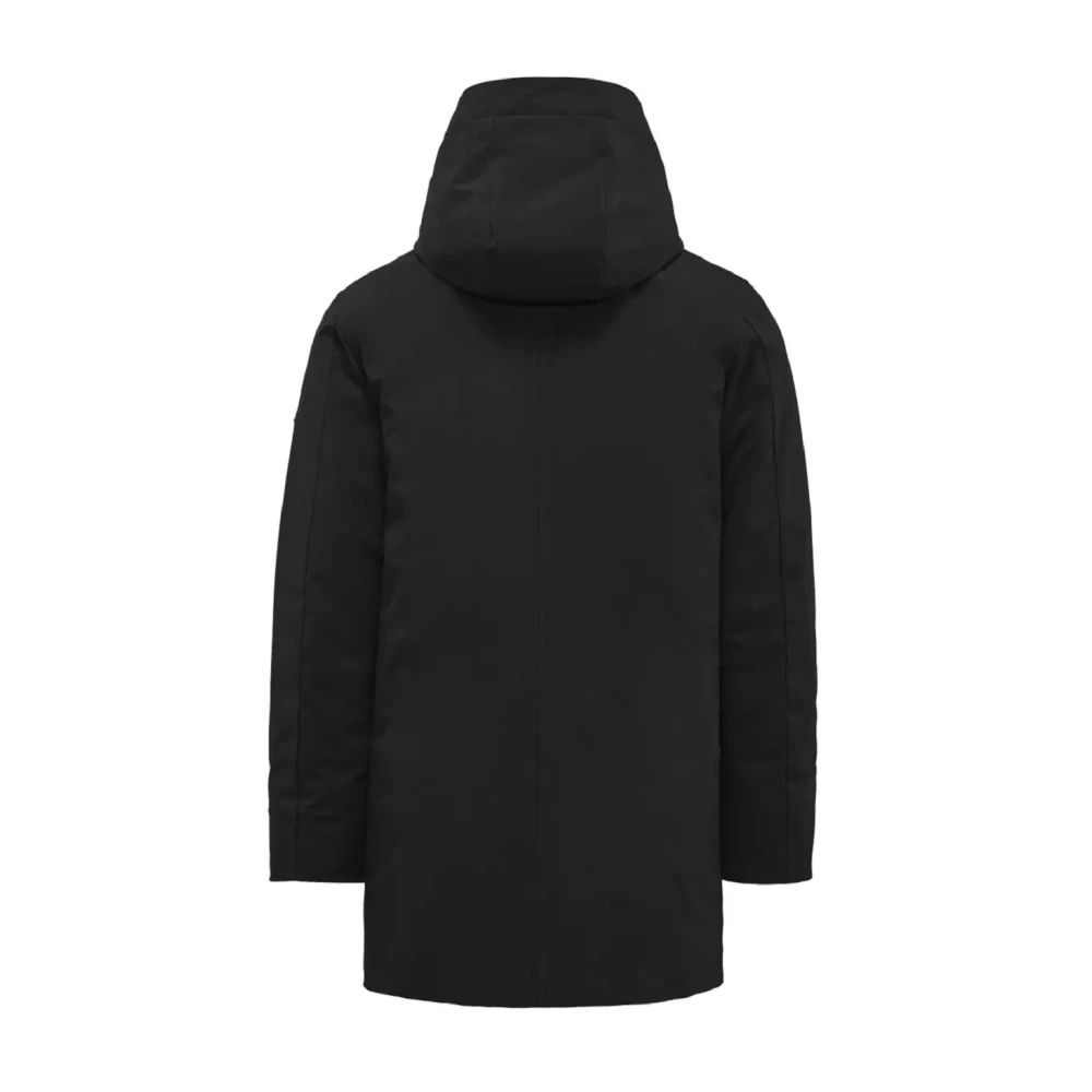 BomBoogie Winterjas met wijde capuchon Black Heren