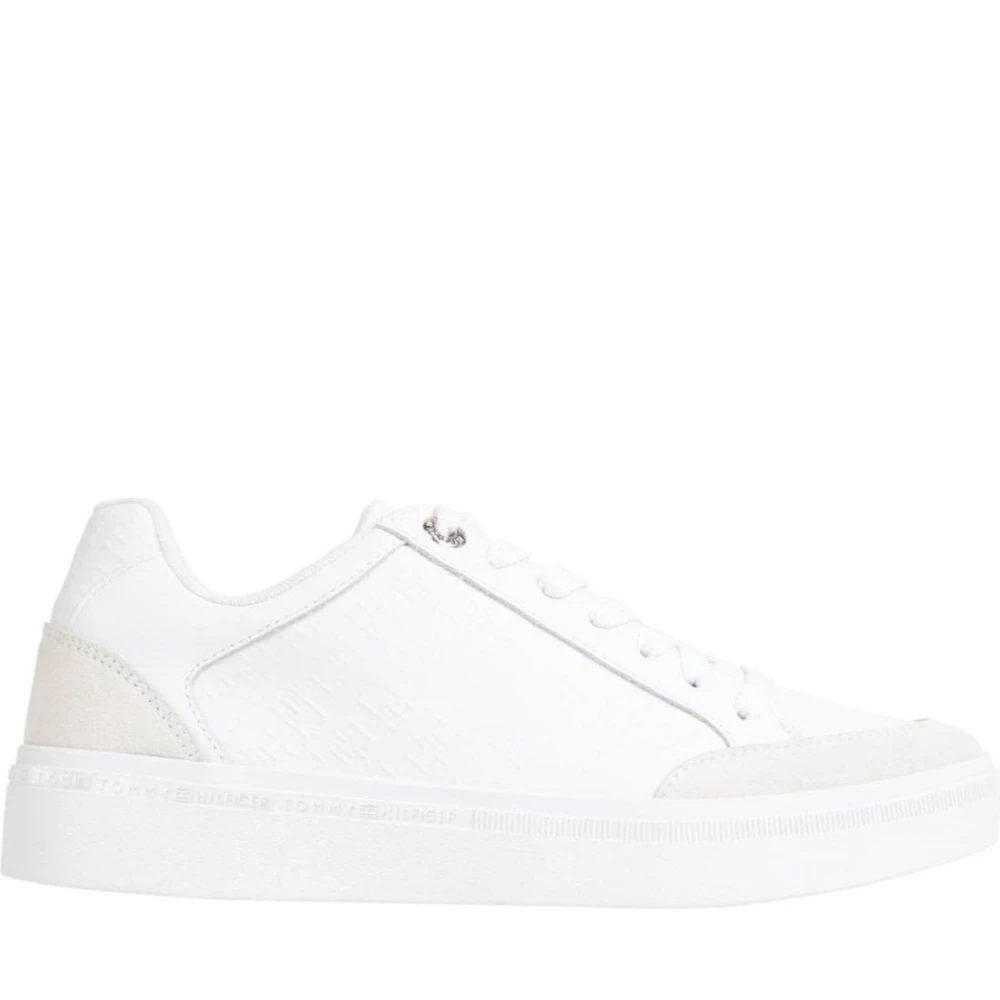 Tommy Hilfiger Women's White Court Sneaker