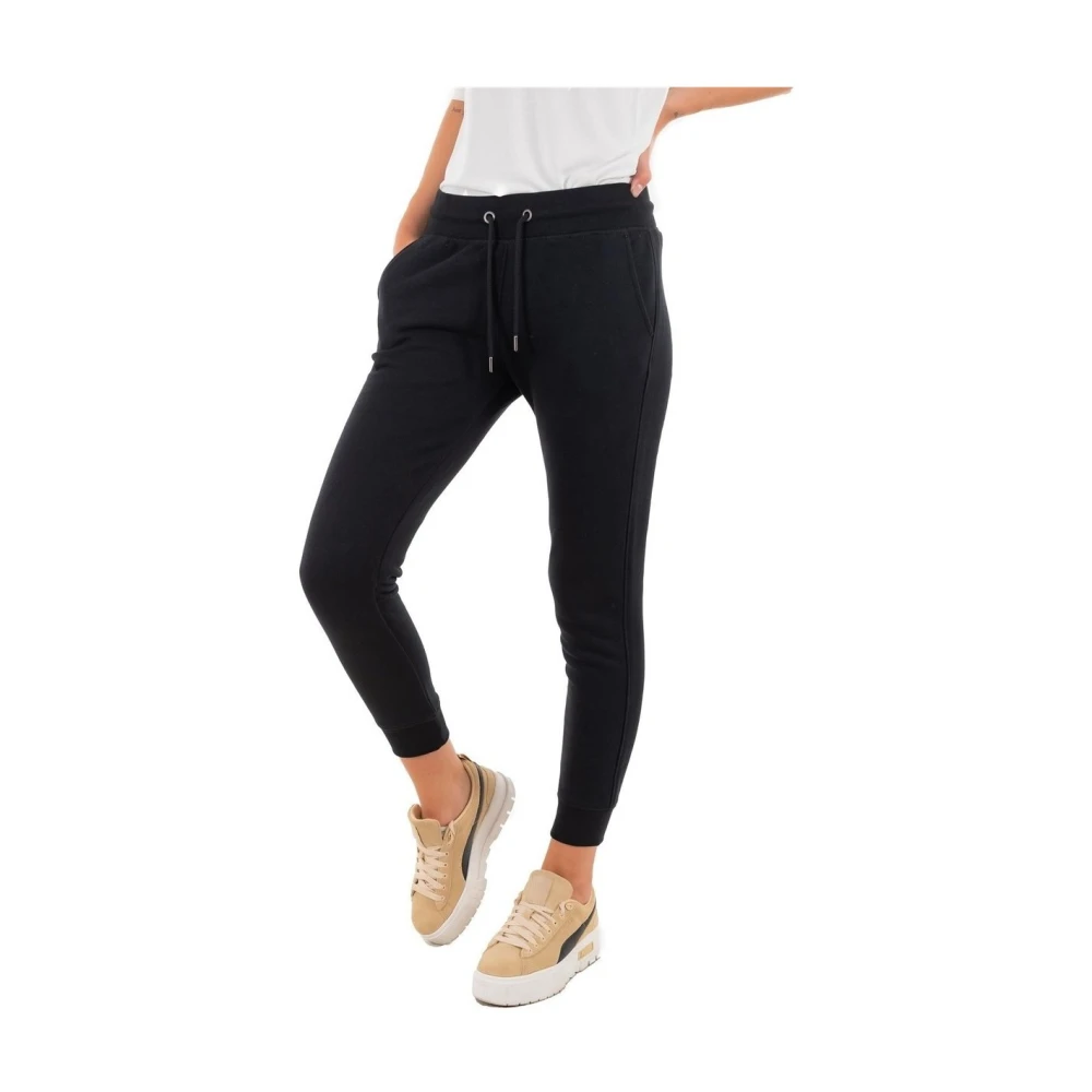 Jott Organische Katoenen Slim Fit Jogger Zwart Black Dames
