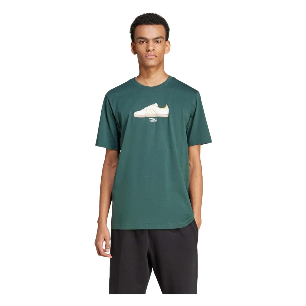 Adidas T-shirt Green Heren