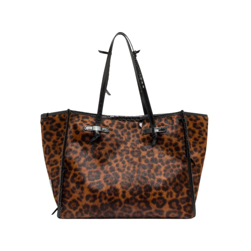 Gianni Chiarini Donna Nero Borsa Shopping Marcella In Cavallino Animalier - Immagine 3