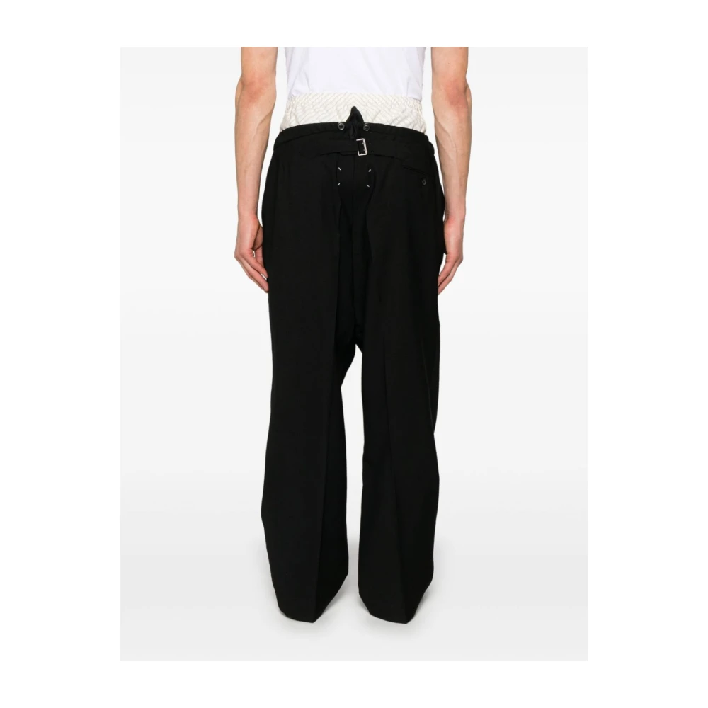 Maison Margiela Zwarte Broek met Stijl Black Heren