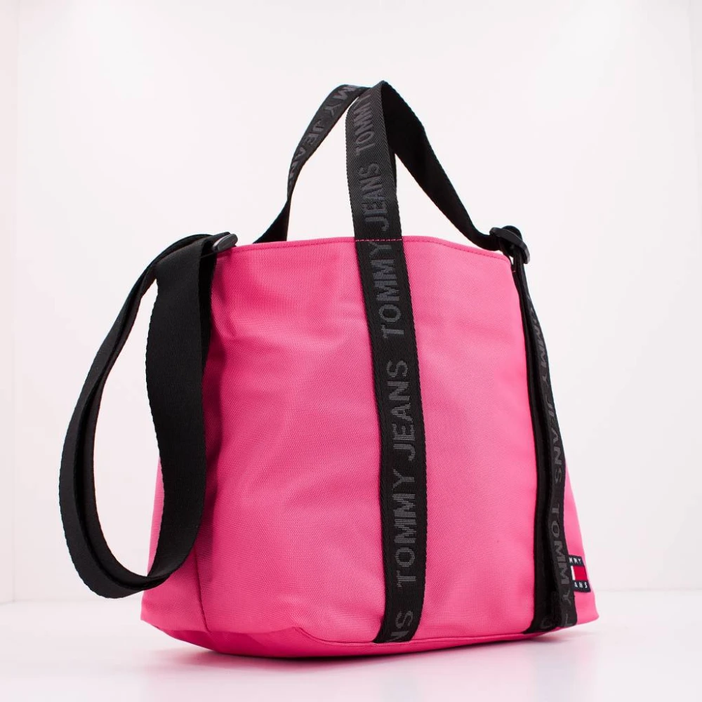 Tommy Jeans Tote Bags Pink Dames