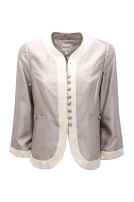 Vintageeffekt silke/bomull jacka