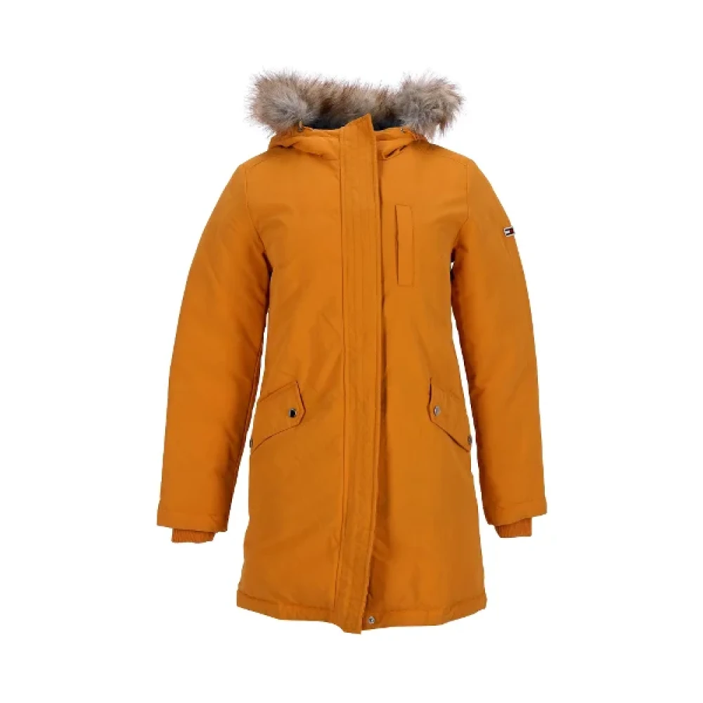Tommy Hilfiger Pre-owned Nylon outerwear Orange Dames
