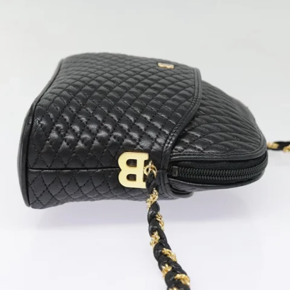 Bally Pre-owned Leather shoulder-bags Black Dames