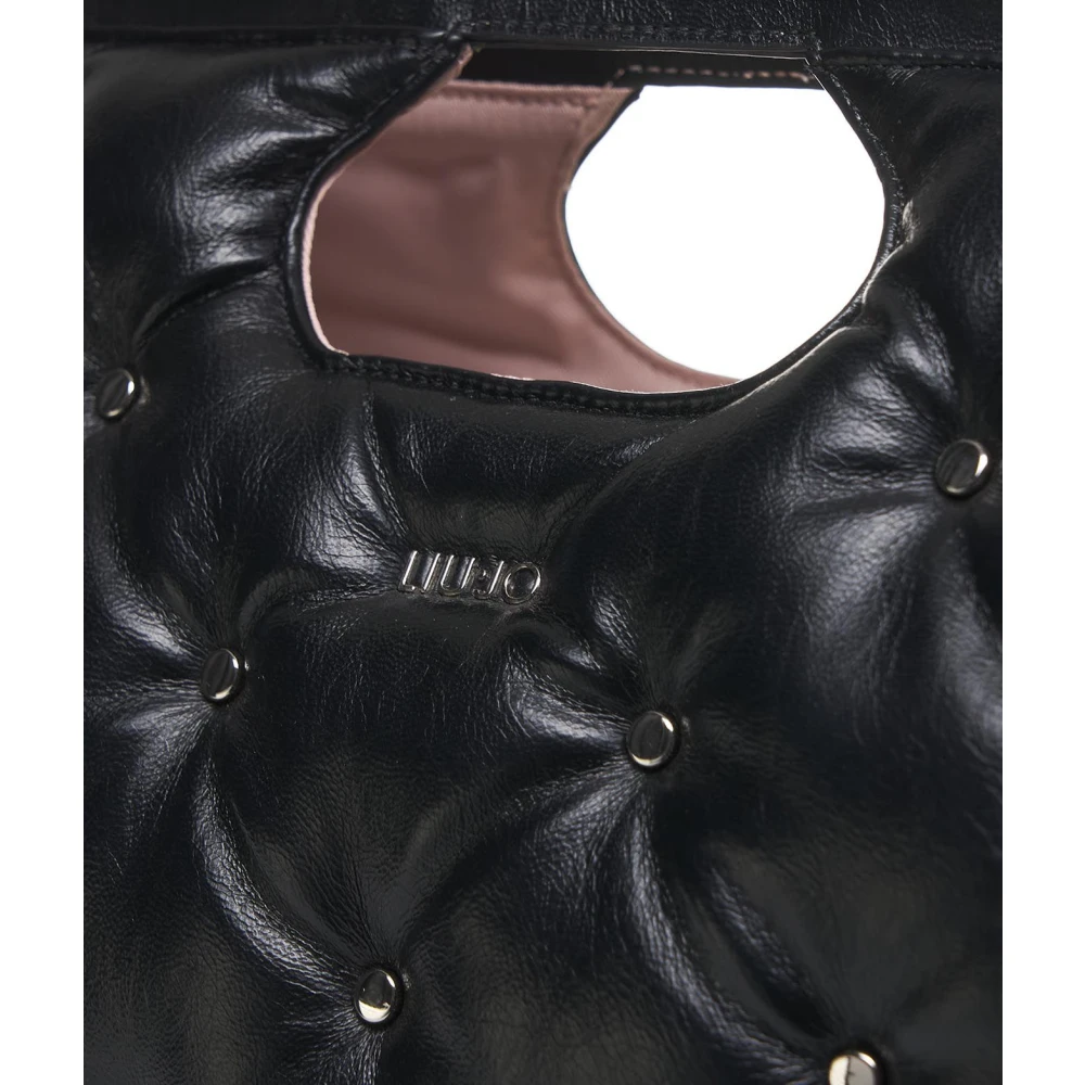 Liu Jo Glanzende Shopper met Studs Black Dames