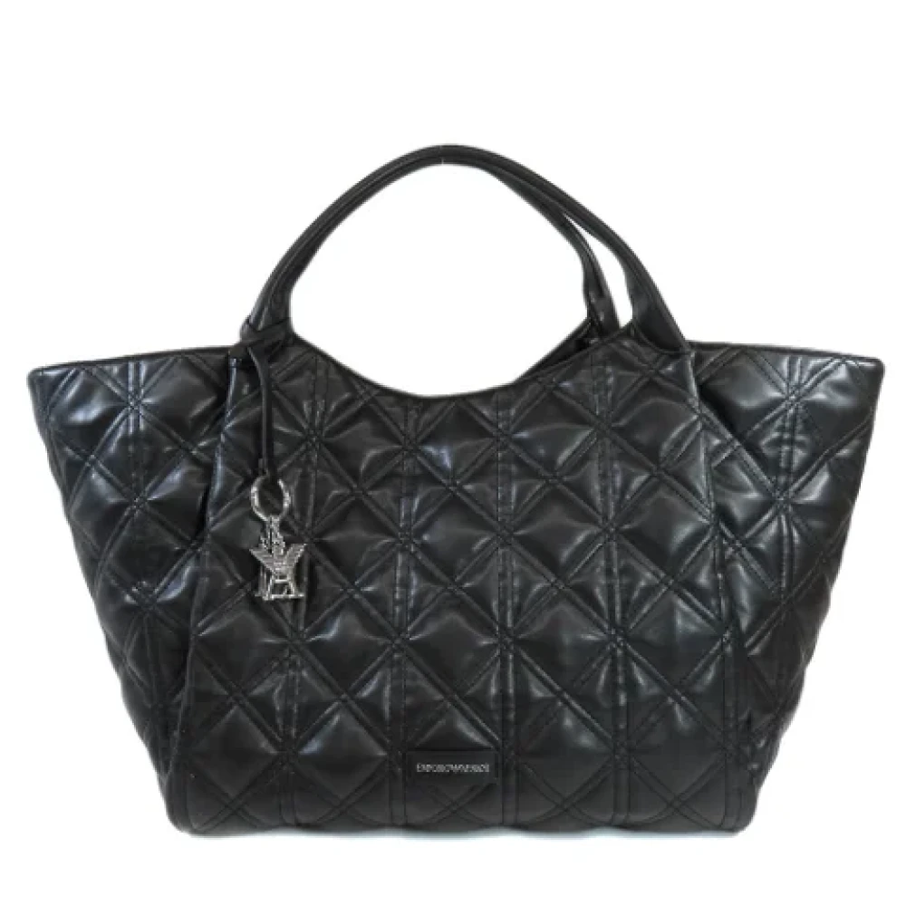 Armani Pre-owned Leather totes Black Dames