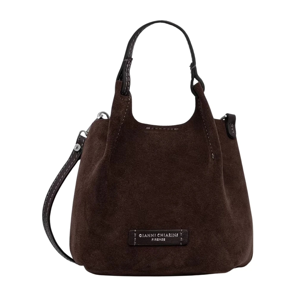 Gianni Chiarini Donna Moka Borsa Dua Piccola In Suede - Immagine 4