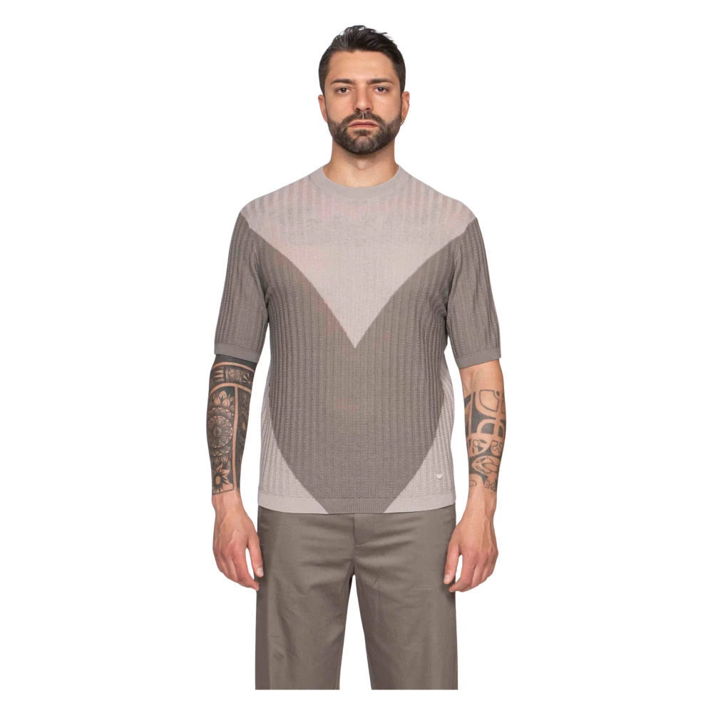 Emporio Armani Hombre Gris Jerseys, Talla: M