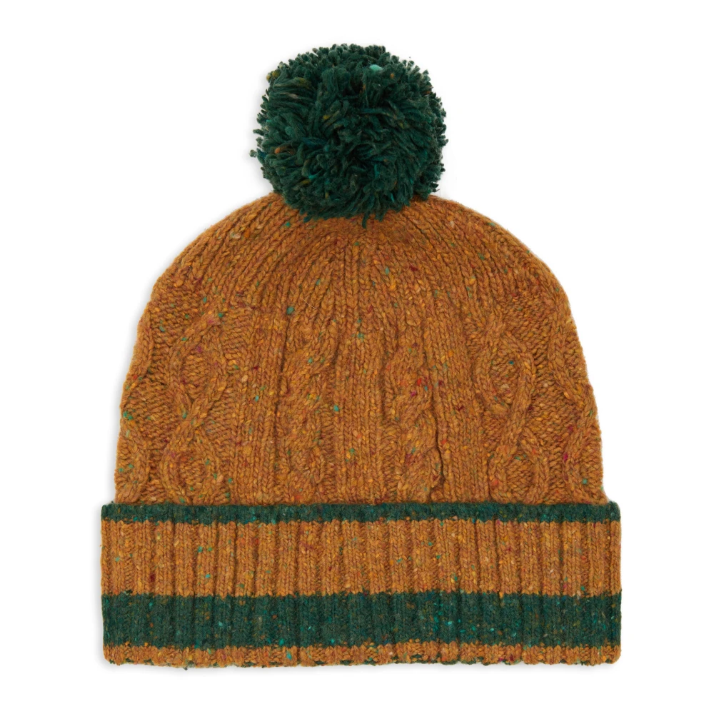 Gallo Gele Aran-gebreide wollen beanie Multicolor Unisex