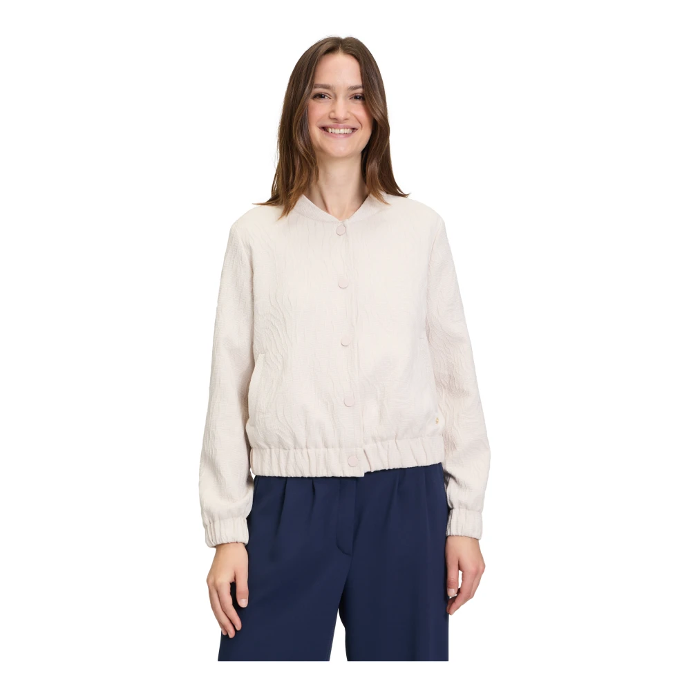 Betty & Co Blouson met Jacquard Beige Dames