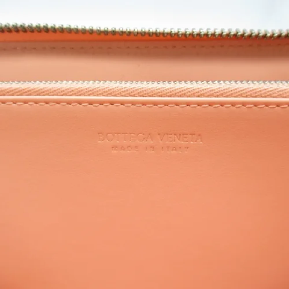 Bottega Veneta Vintage Pre-owned Leather wallets Pink Dames
