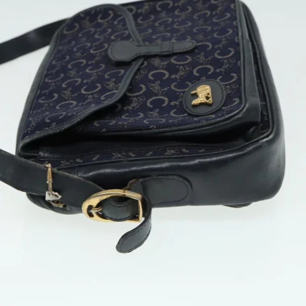 Celine Vintage Pre-owned Canvas celine-bags Blue Dames