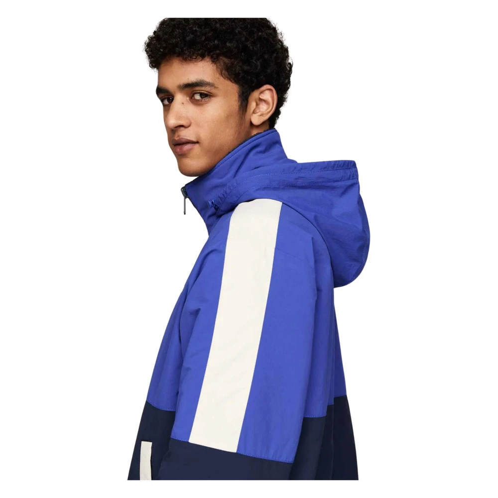 Tommy Hilfiger Omkeerbaar Blokdesign Jas Blauw Blue Heren