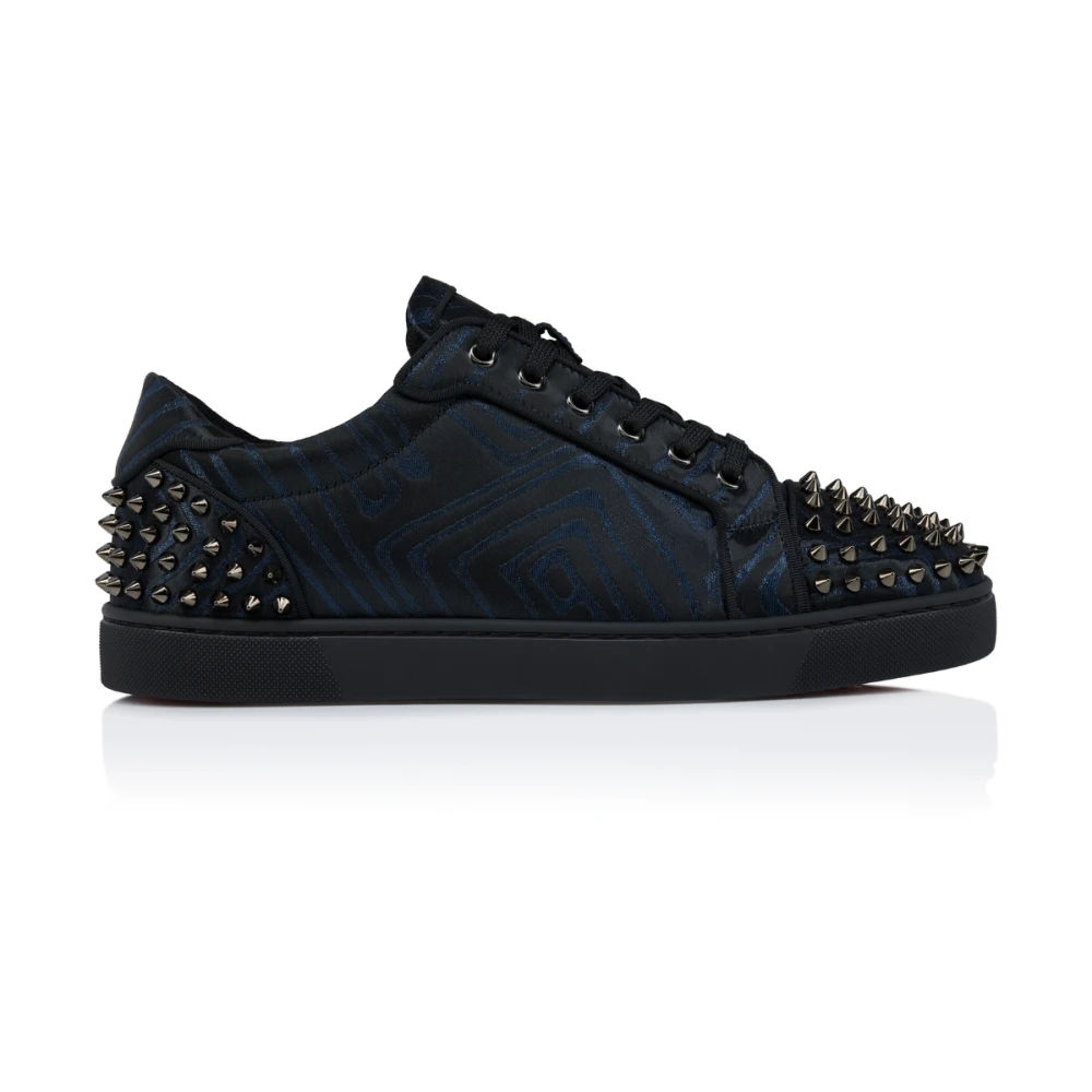 Christian Louboutin Ocean Jacquard Statement Sneakers Heren Schoenen Blauw