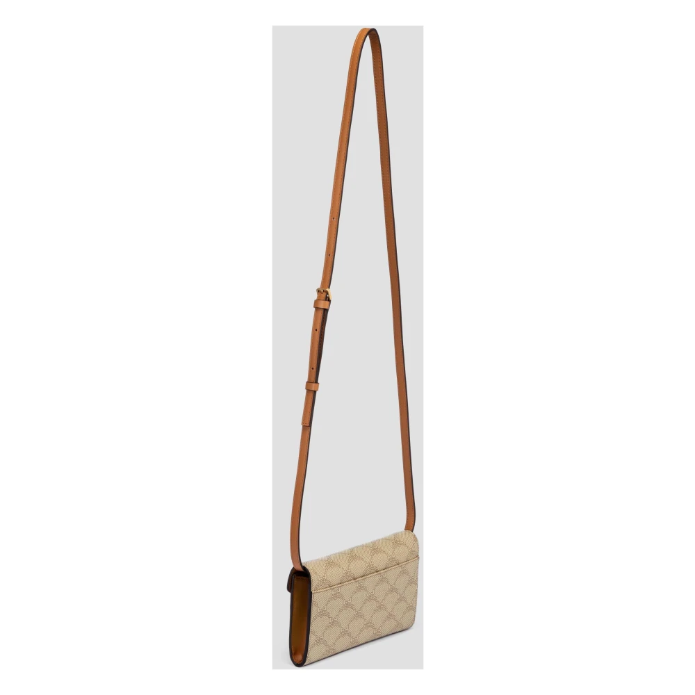 MCM Luchtportemonnee voor Crossbody in Lauretos Beige Dames