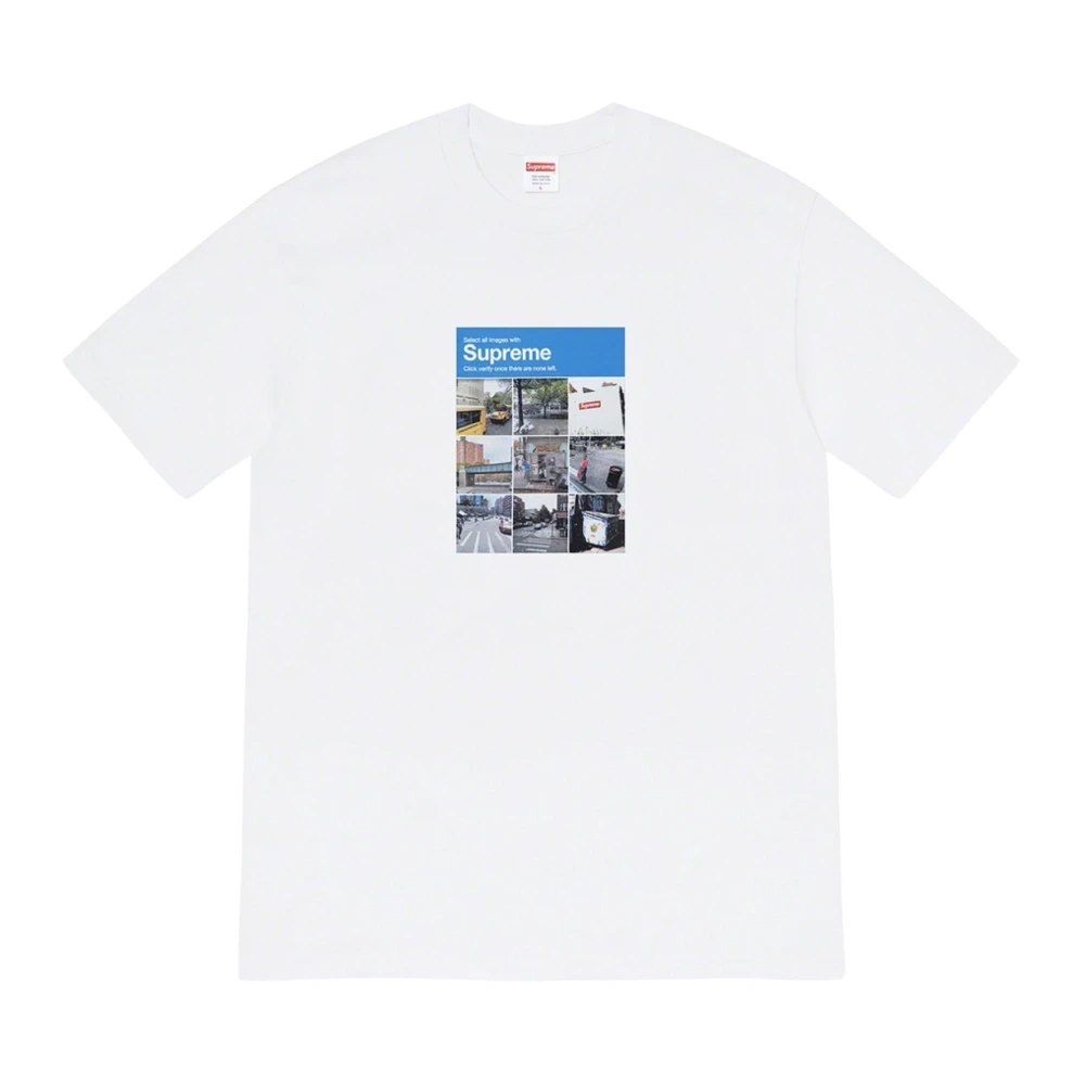Supreme Witte Verify Tee Limited Edition White Heren