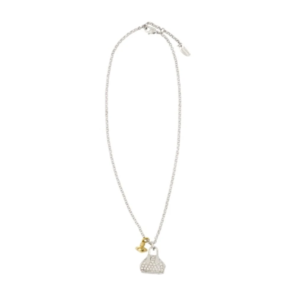 Vivienne Westwood Women's Gray Yasmine Necklace - Necklaces - One Size - Accessories