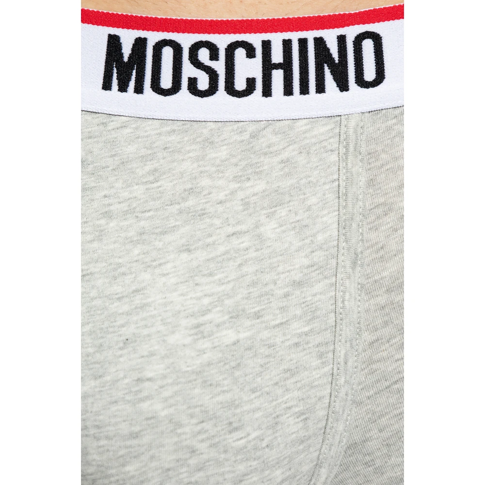 Moschino Merkboxers 3-pack Gray Heren