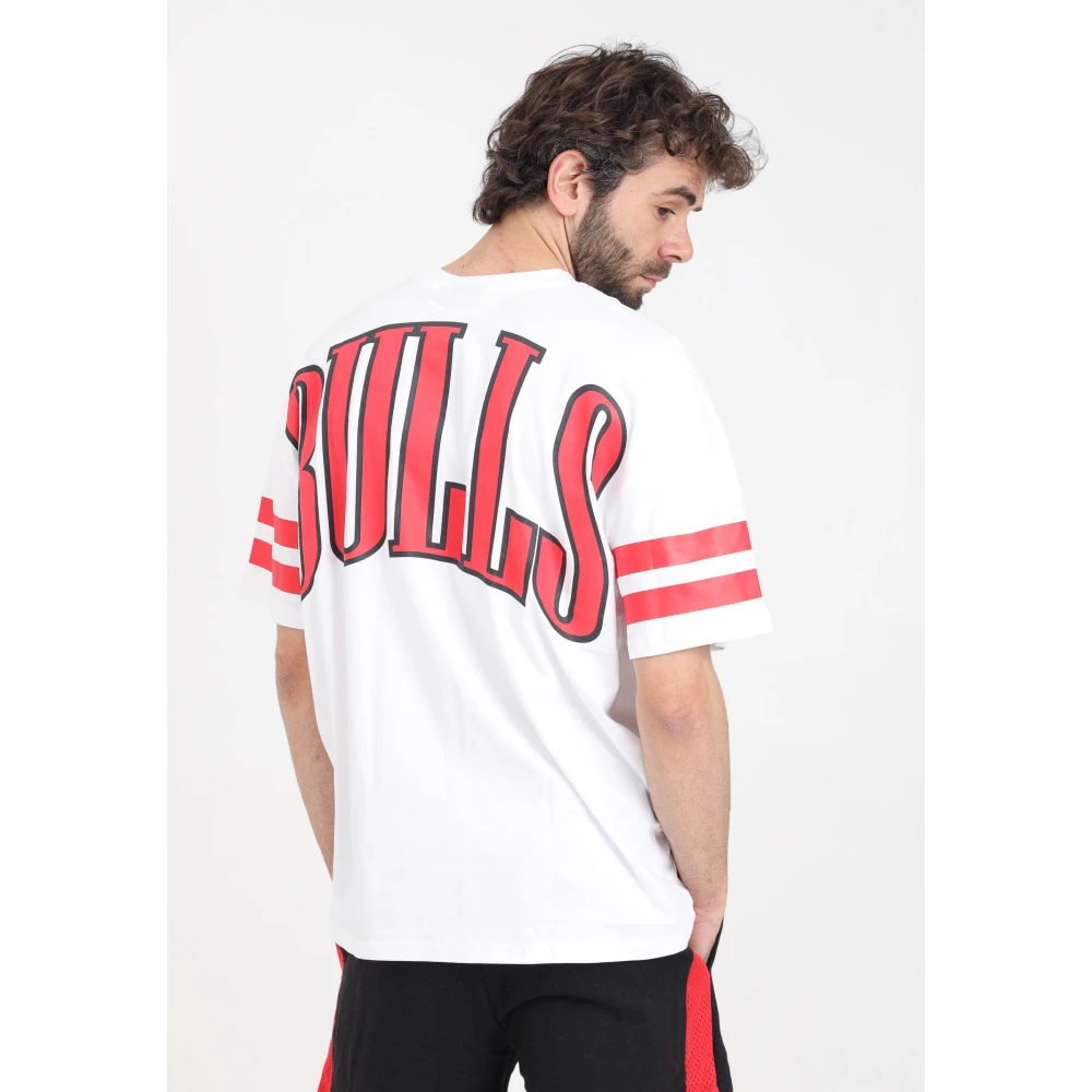 new era Chicago Bulls NBA Arch Graphic T-shirt White Heren