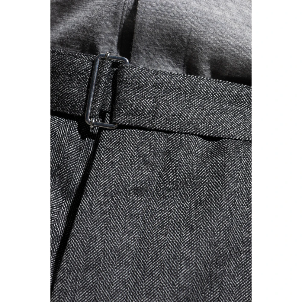 Officine Générale Wollen broek Gray Heren
