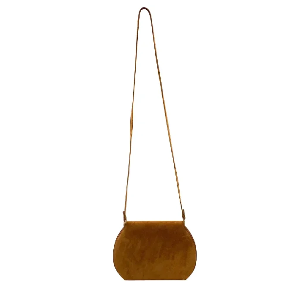 Hermès Vintage Pre-owned Suede shoulder-bags Brown Dames