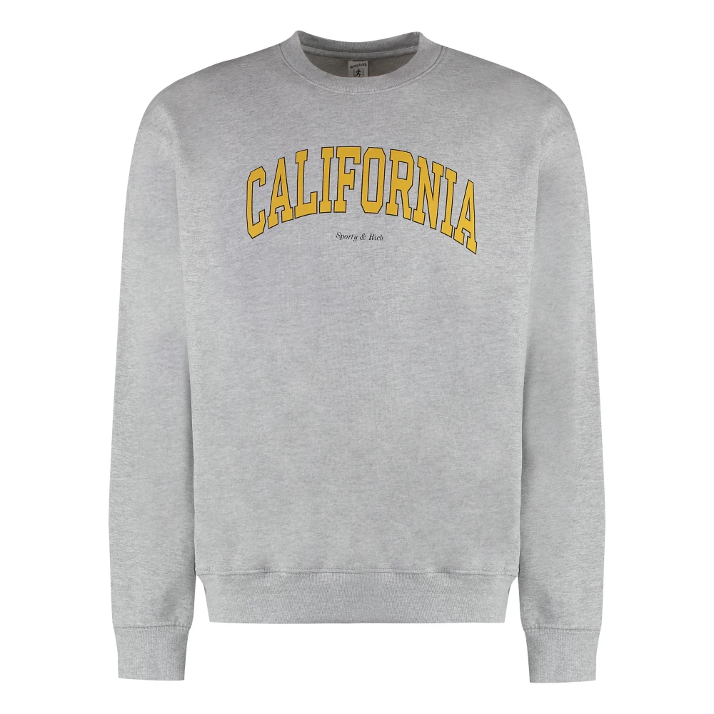 Sporty & Rich Sweatshirts & Hoodies Gray Heren