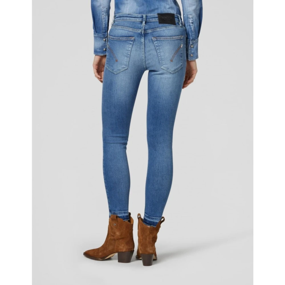 Dondup Iris Juweelknoop Jeans Blue Dames