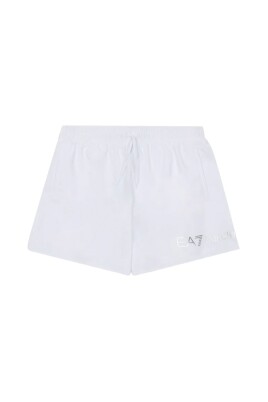 witte-zee-shorts-met-zijlogo-print