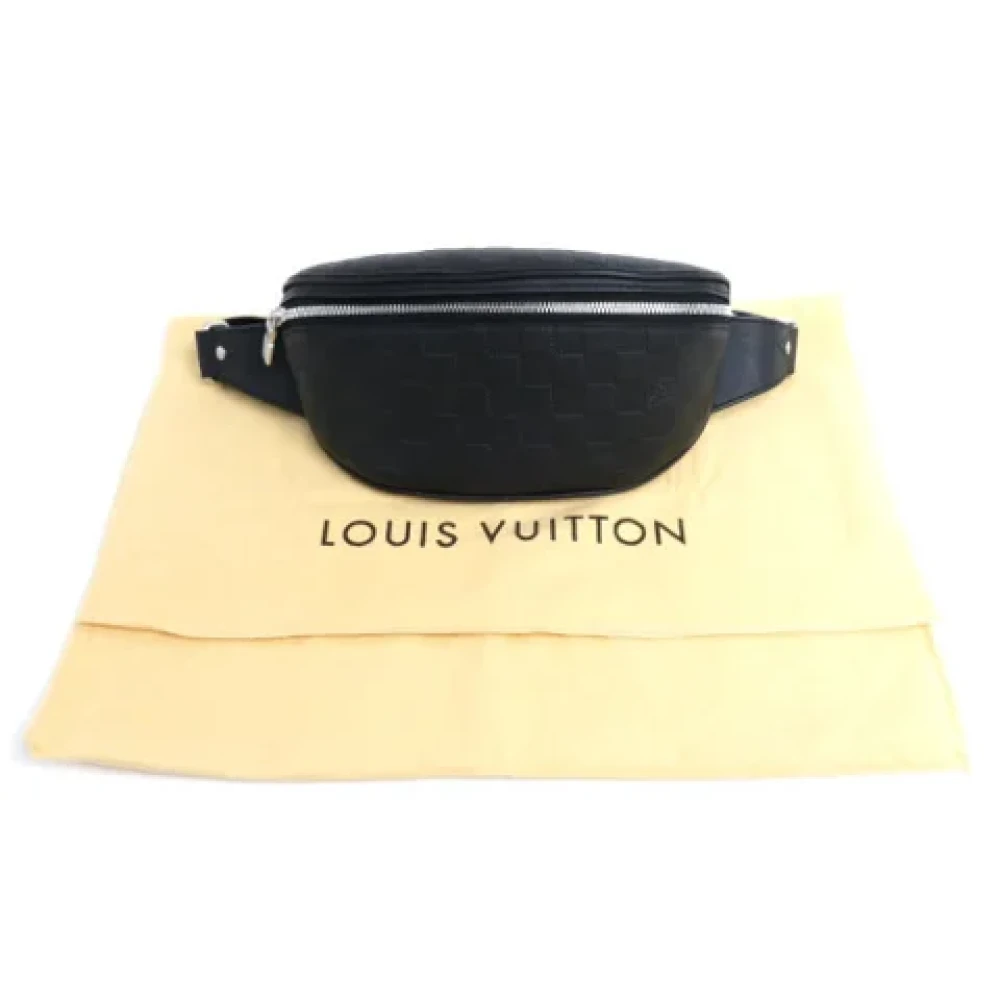 Louis Vuitton Vintage Pre-owned Fabric louis-vuitton-bags Black Heren