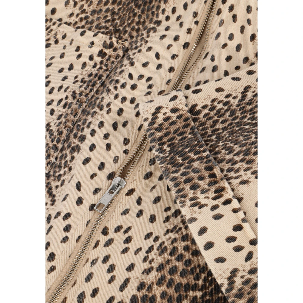 Refined Department Leopard Jumpsuit Clau Brown Dames