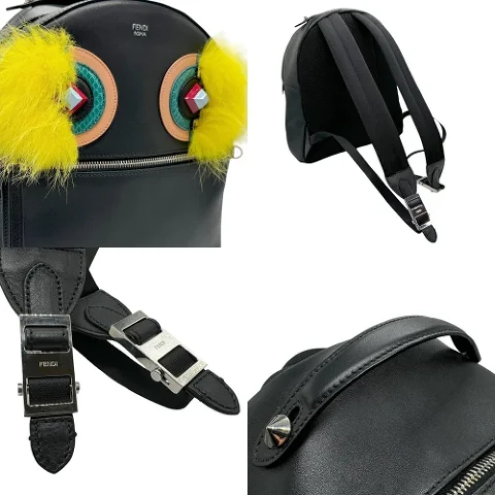 Fendi Vintage Pre-owned Leather fendi-bags Black Dames
