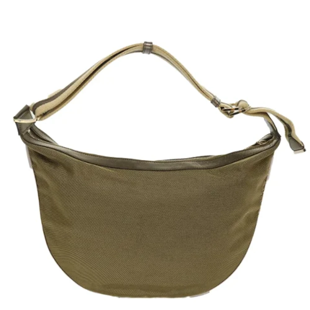 Gucci Vintage Pre-owned Canvas gucci-bags Yellow Dames