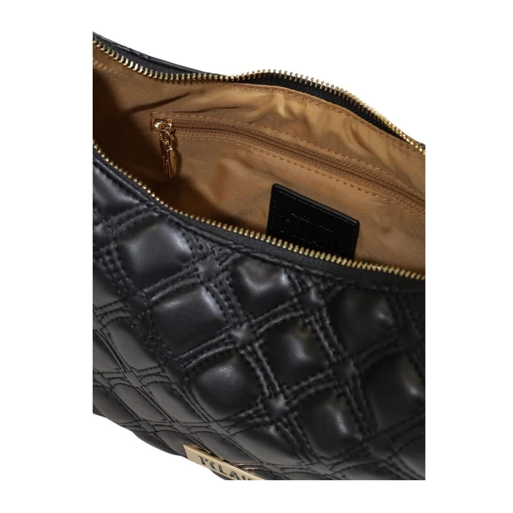 Alviero Martini 1a Classe Polyethyleen handtas met katoenen details Black Dames