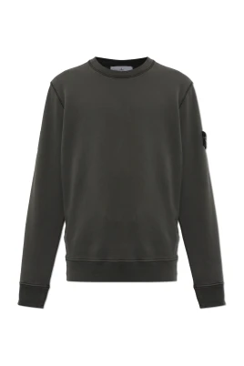 Sweatshirt med ärmpatch